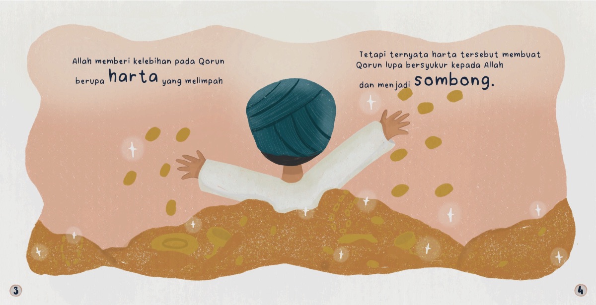 Halaman 3–4: Allah memberi Qorun harta yang melimpah